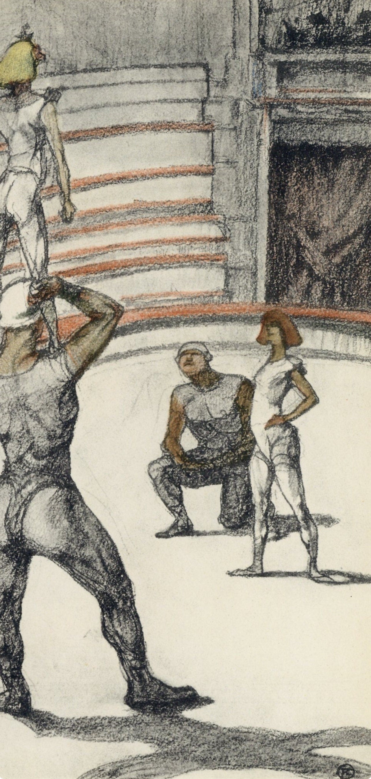 Henri De Toulouse-Lautrec, Travail De Tapis, The Circus By Toulouse-Lautrec, Lithograph
