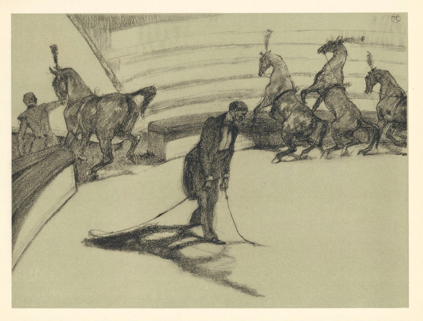 Henri De Toulouse-Lautrec, Chevaux En Liberte, The Circus By Toulouse-Lautrec, Lithograph