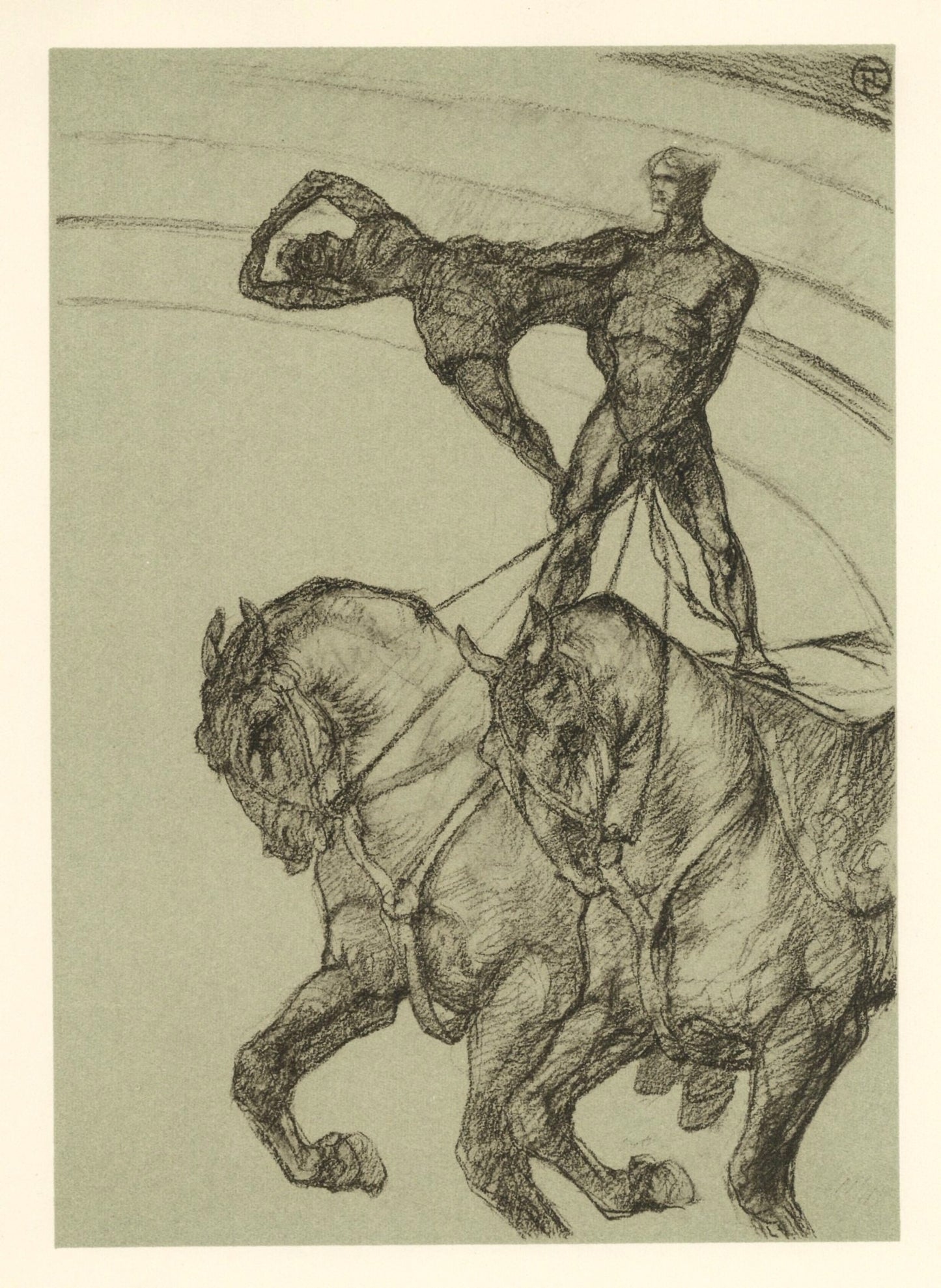 Henri De Toulouse-Lautrec, Le Pas De Deux, The Circus By Toulouse-Lautrec, Lithograph