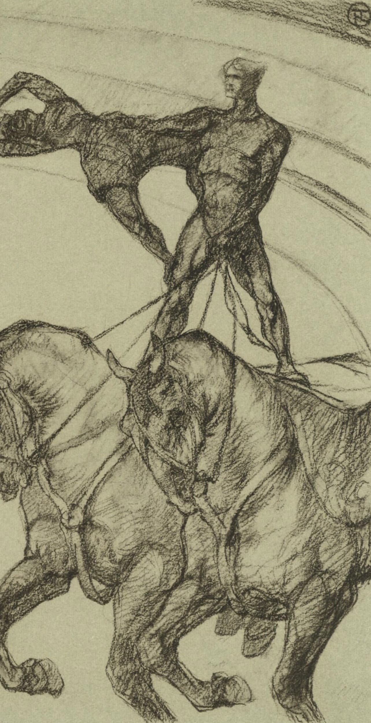 Henri De Toulouse-Lautrec, Le Pas De Deux, The Circus By Toulouse-Lautrec, Lithograph