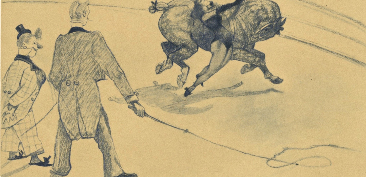 Henri De Toulouse-Lautrec, Voltige, The Circus By Toulouse-Lautrec, Lithograph