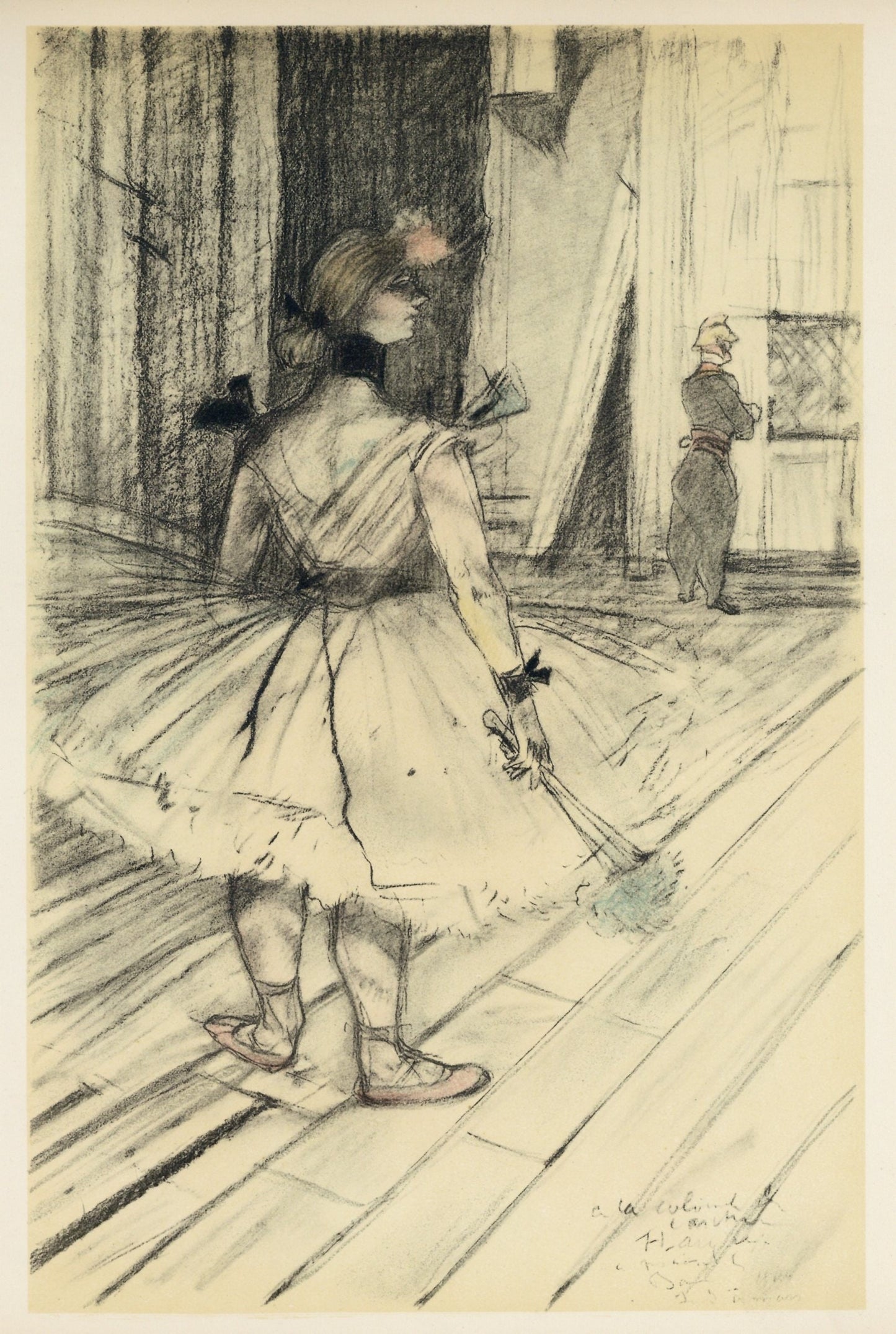 Henri De Toulouse-Lautrec, Dans Les Coulisses, The Circus By Toulouse-Lautrec, Lithograph