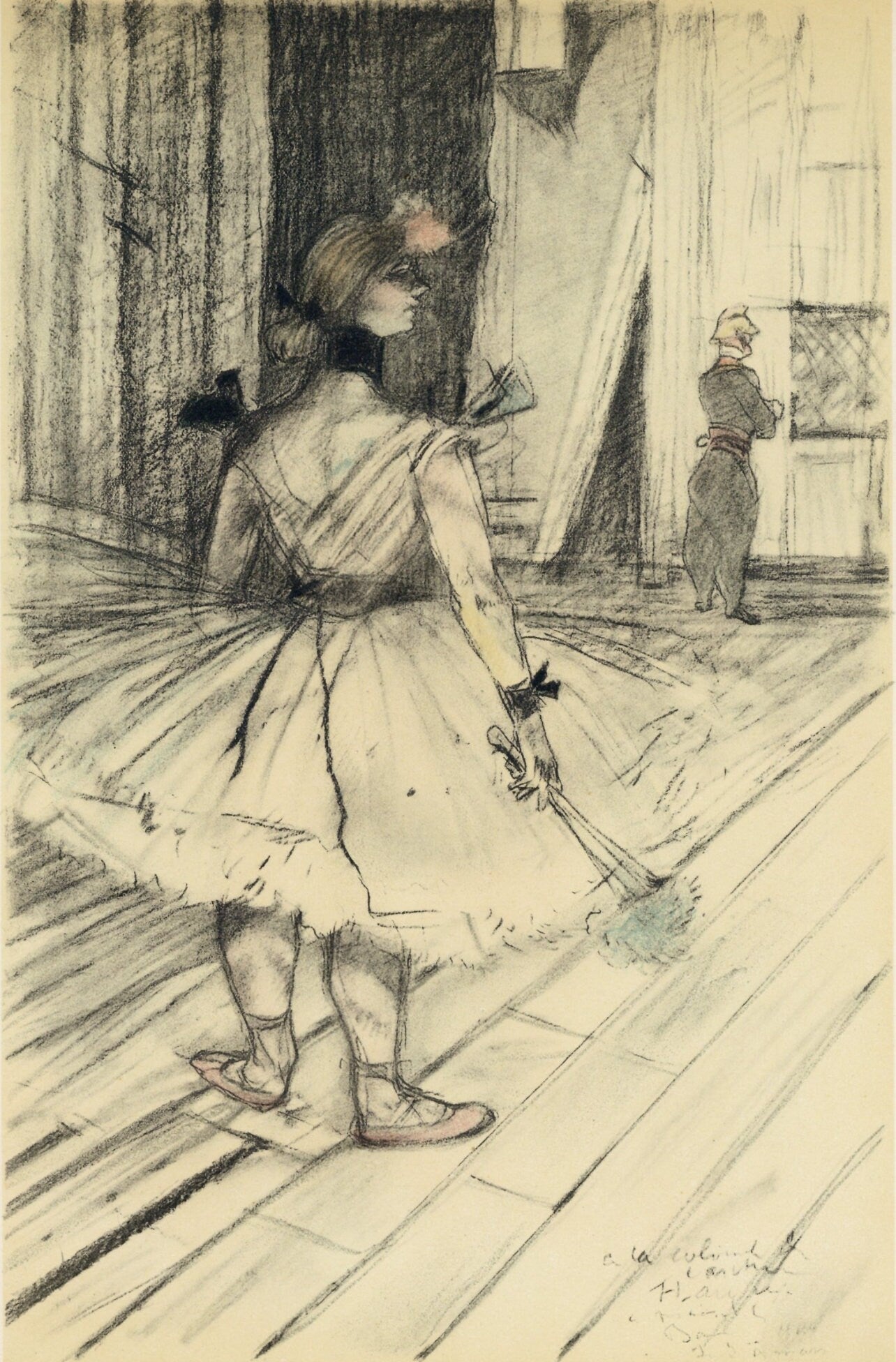 Henri De Toulouse-Lautrec, Dans Les Coulisses, The Circus By Toulouse-Lautrec, Lithograph