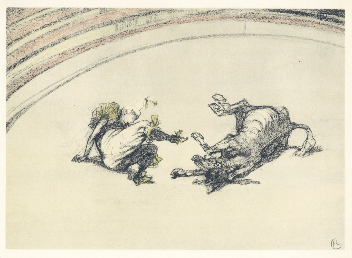 Henri De Toulouse-Lautrec, Clownesse Et Cheval, The Circus By Toulouse-Lautrec, Lithograph