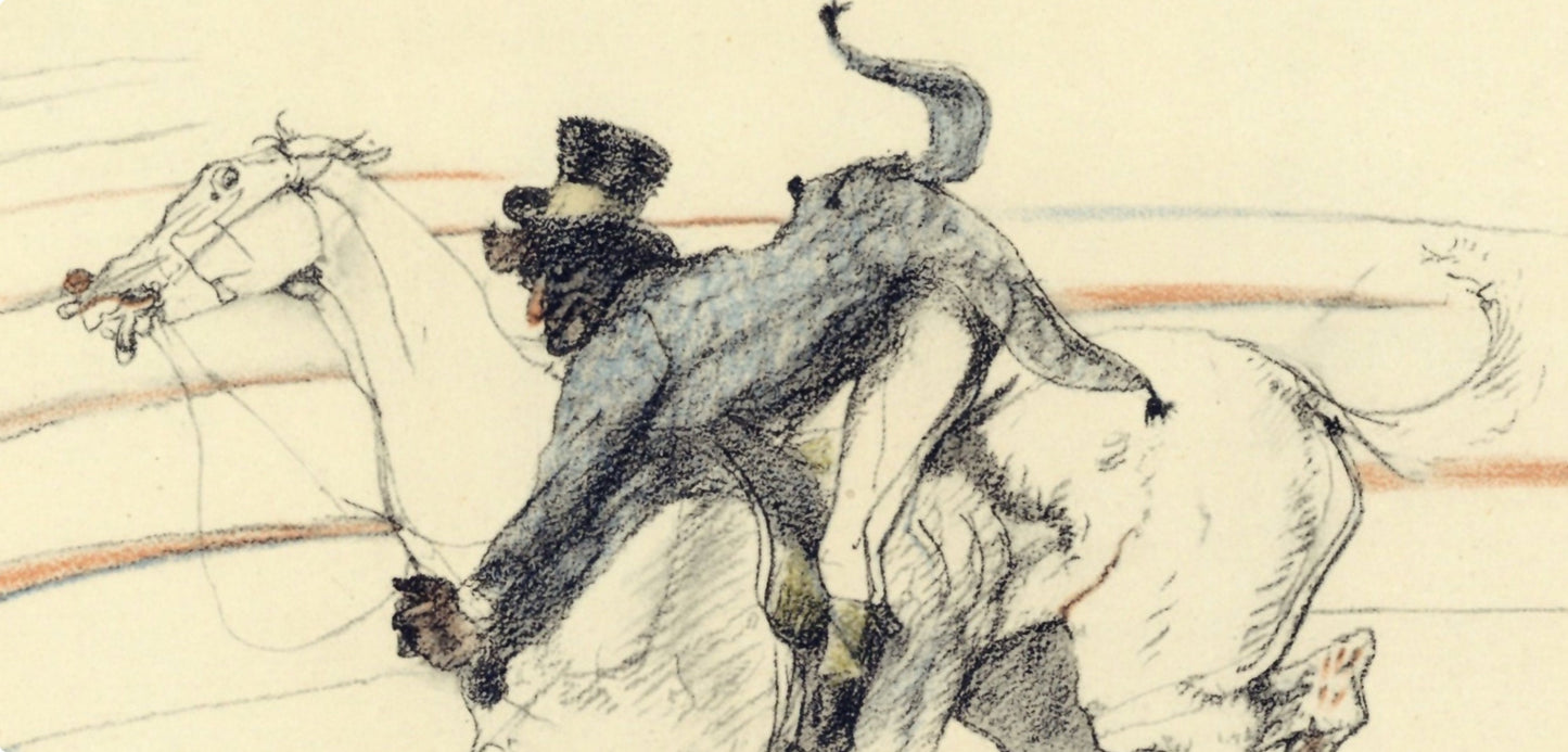 Henri De Toulouse-Lautrec, Chocolat, Scene, The Circus By Toulouse-Lautrec, Lithograph