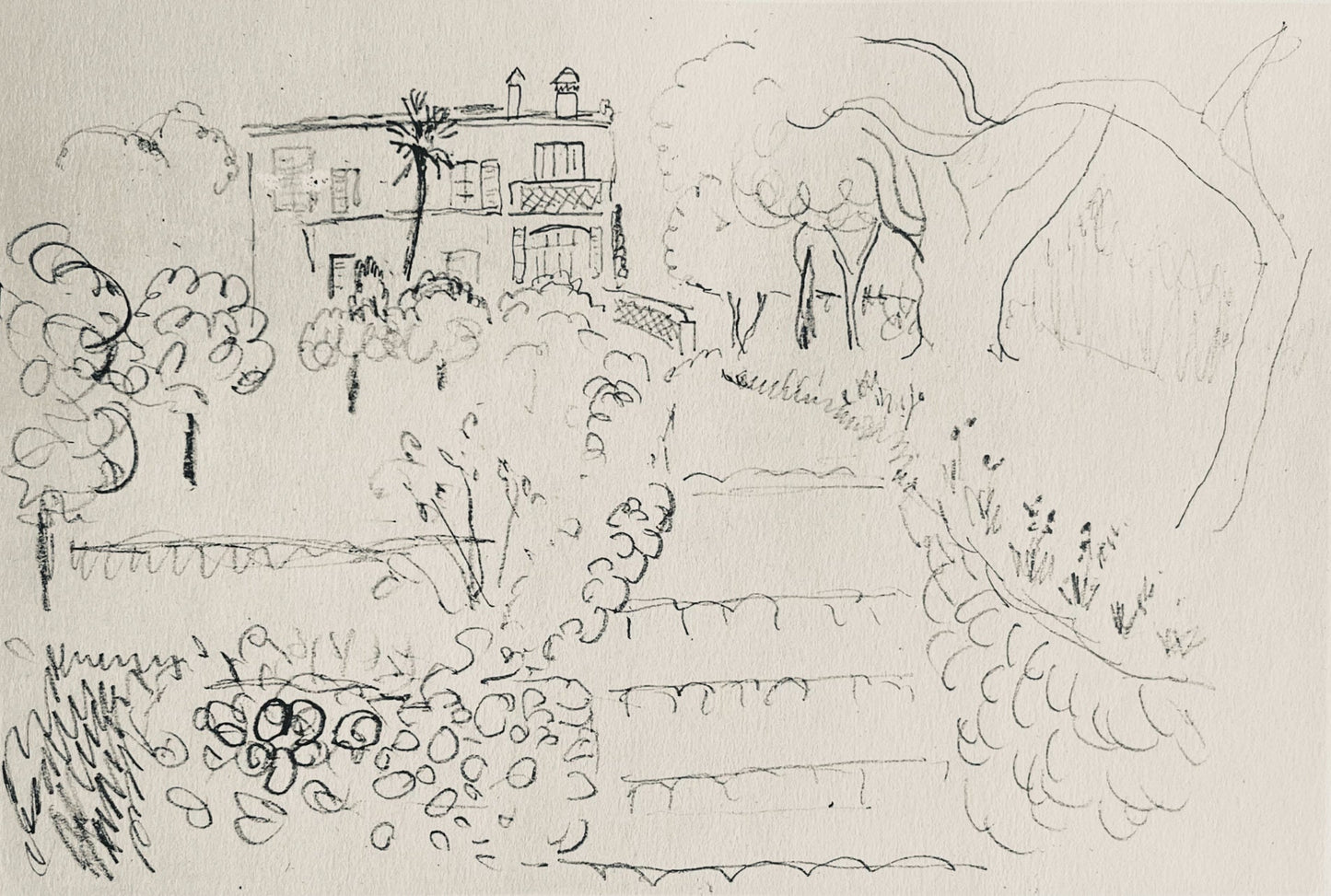 Henri Matisse, Composition (Dutel 3), Dessins De Henri-Matisse, Lithograph