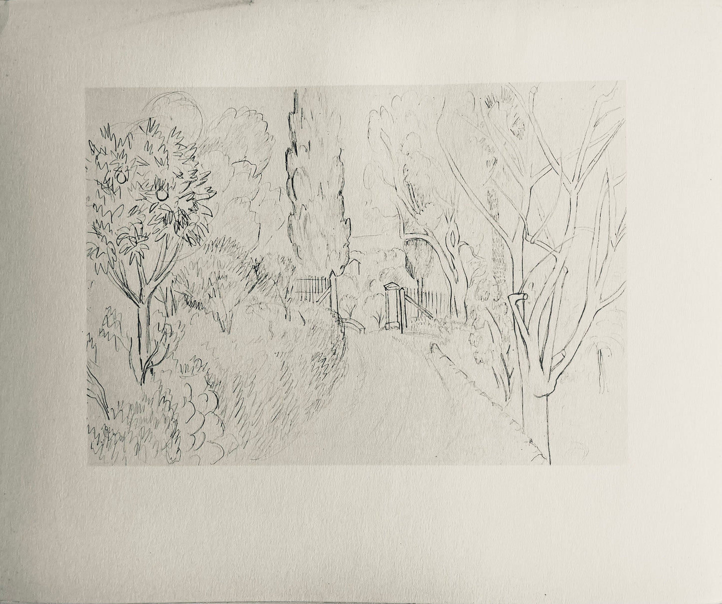 Henri Matisse, Composition (Dutel 3), Dessins De Henri-Matisse, Lithograph