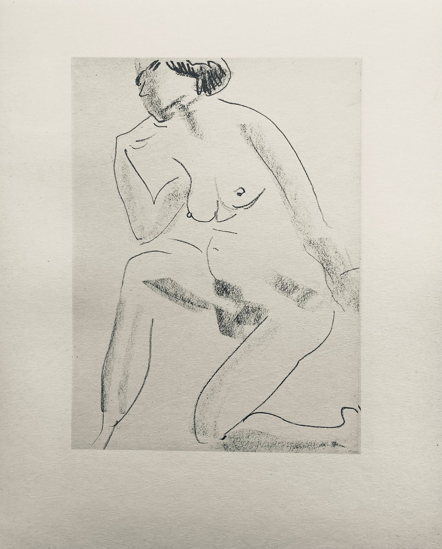Henri Matisse, Composition (Dutel 3), Dessins De Henri-Matisse, Lithograph