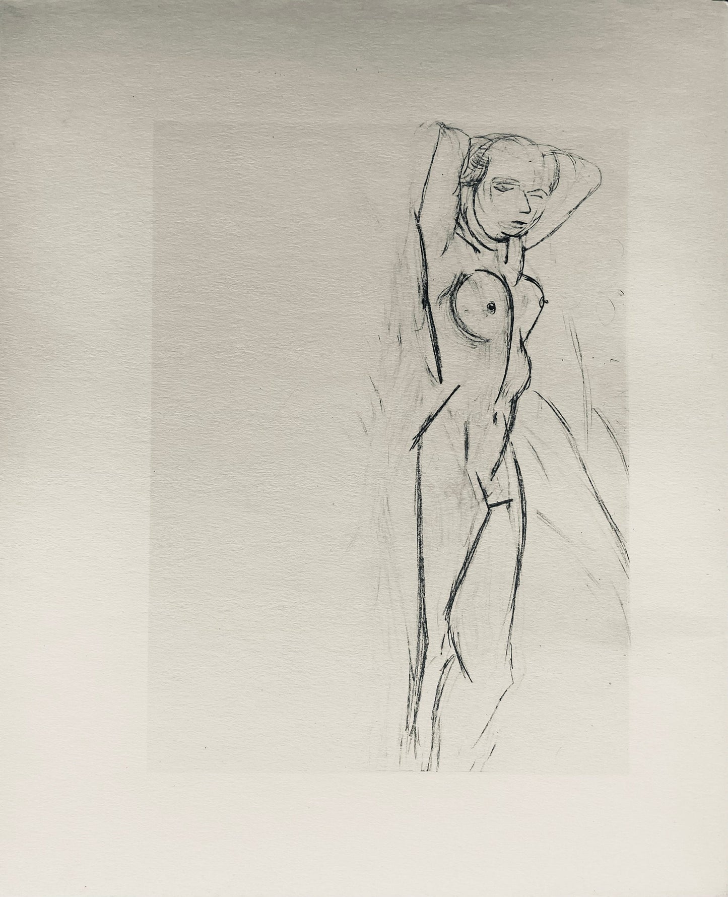 Henri Matisse, Composition (Dutel 3), Dessins De Henri-Matisse, Lithograph