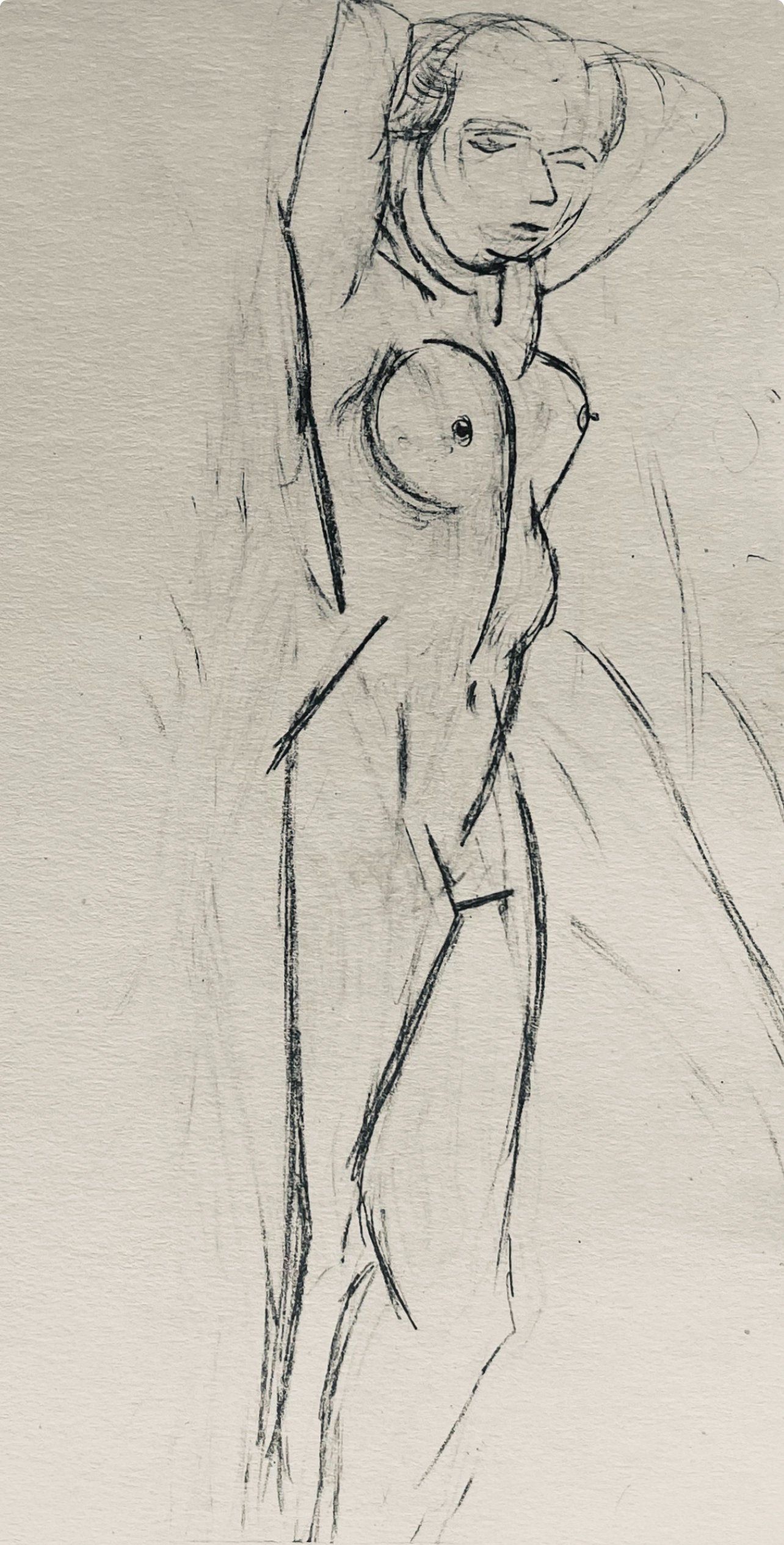 Henri Matisse, Composition (Dutel 3), Dessins De Henri-Matisse, Lithograph