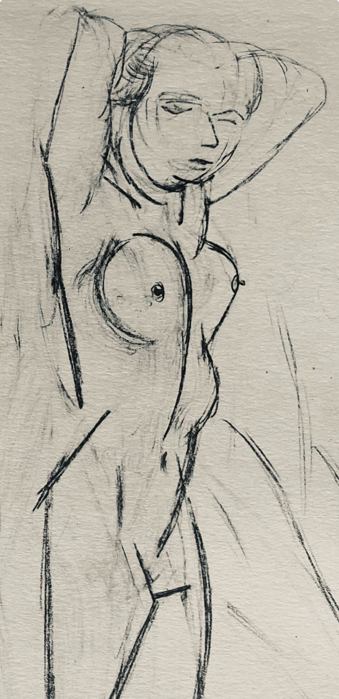 Henri Matisse, Composition (Dutel 3), Dessins De Henri-Matisse, Lithograph
