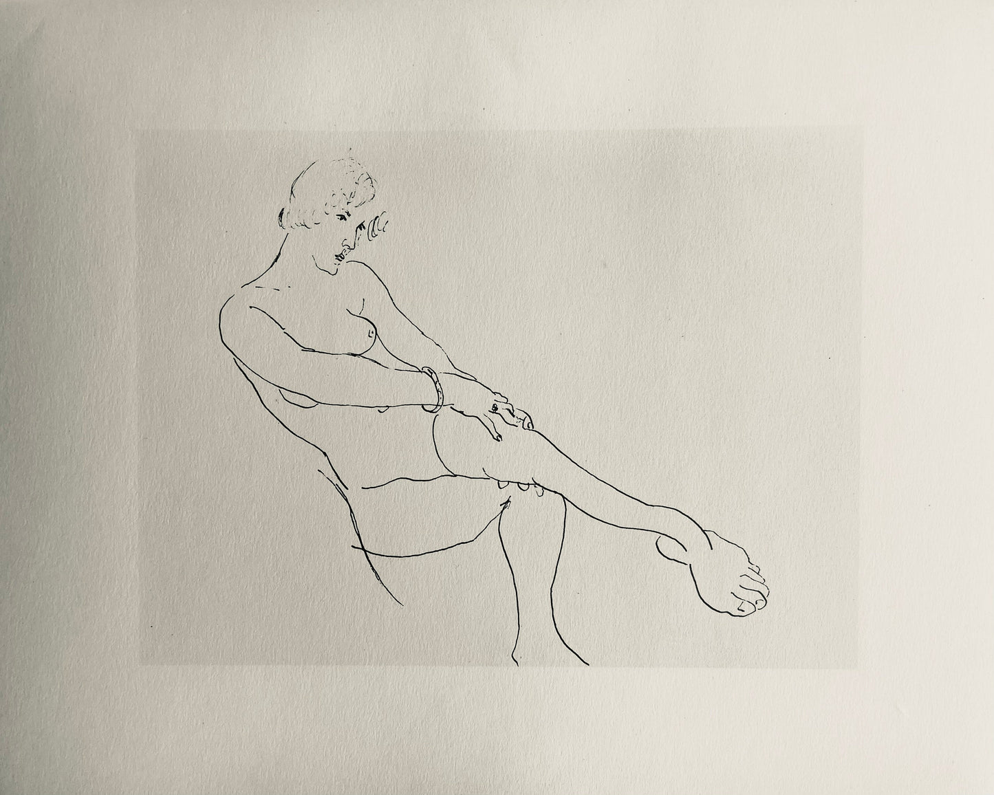 Henri Matisse, Composition (Dutel 3), Dessins De Henri-Matisse, Lithograph