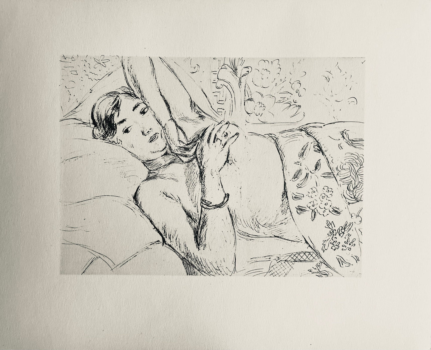 Henri Matisse, Composition (Dutel 3), Dessins De Henri-Matisse, Lithograph