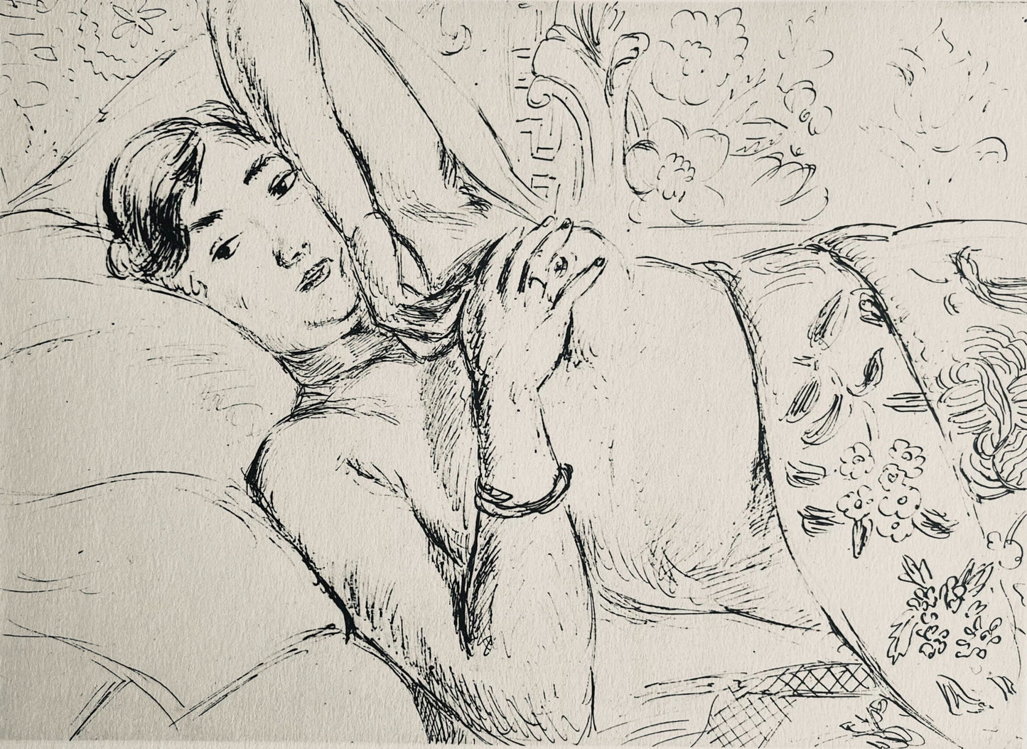 Henri Matisse, Composition (Dutel 3), Dessins De Henri-Matisse, Lithograph