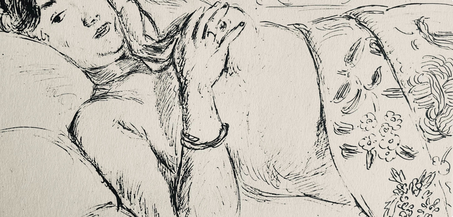 Henri Matisse, Composition (Dutel 3), Dessins De Henri-Matisse, Lithograph