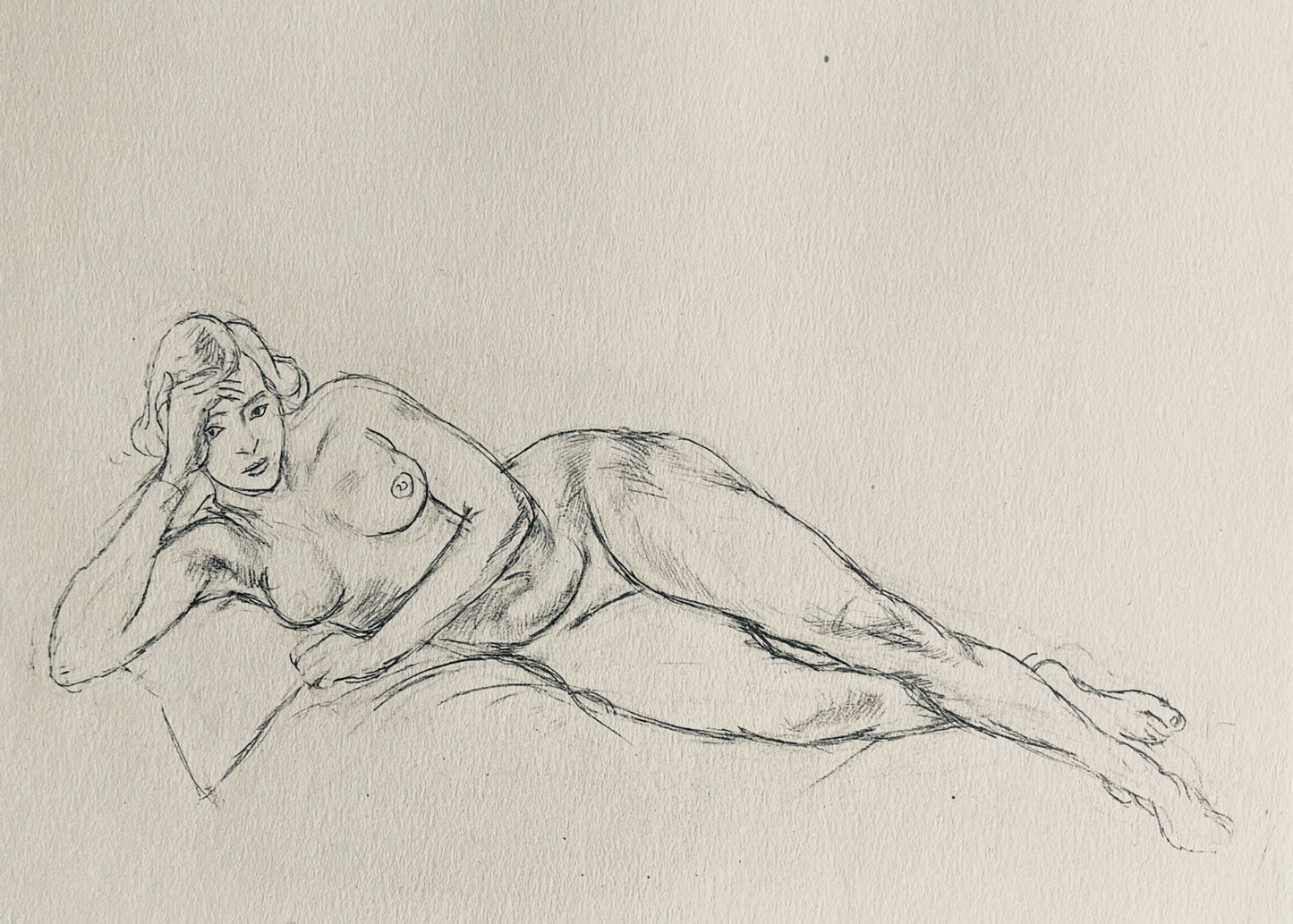 Henri Matisse, Composition (Dutel 3), Dessins De Henri-Matisse, Lithograph