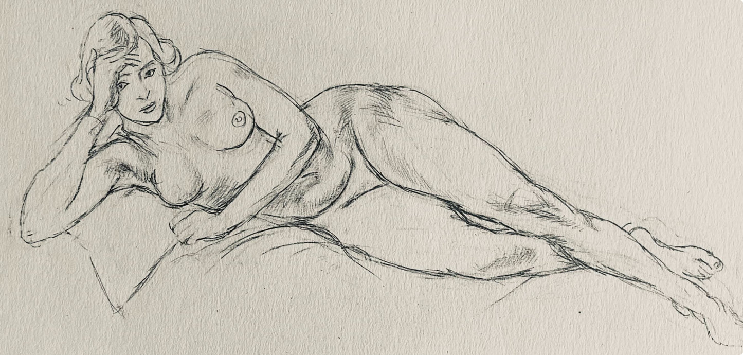 Henri Matisse, Composition (Dutel 3), Dessins De Henri-Matisse, Lithograph