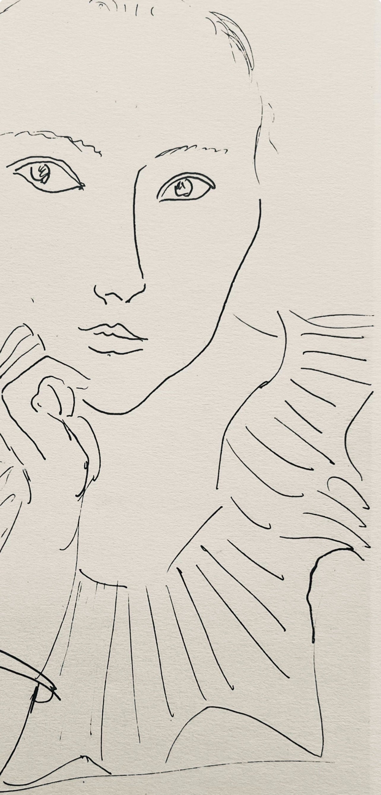 Henri Matisse, Composition (Dutel 3), Dessins De Henri-Matisse, Lithograph