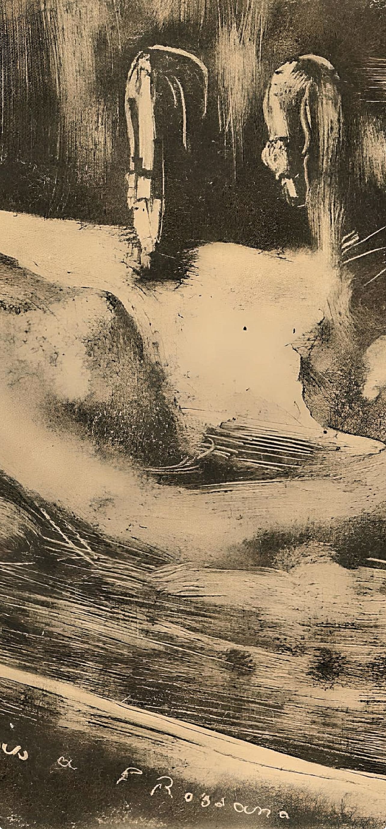 Edgar Degas, Le Bain, E. Degas Monotypes, Monotype