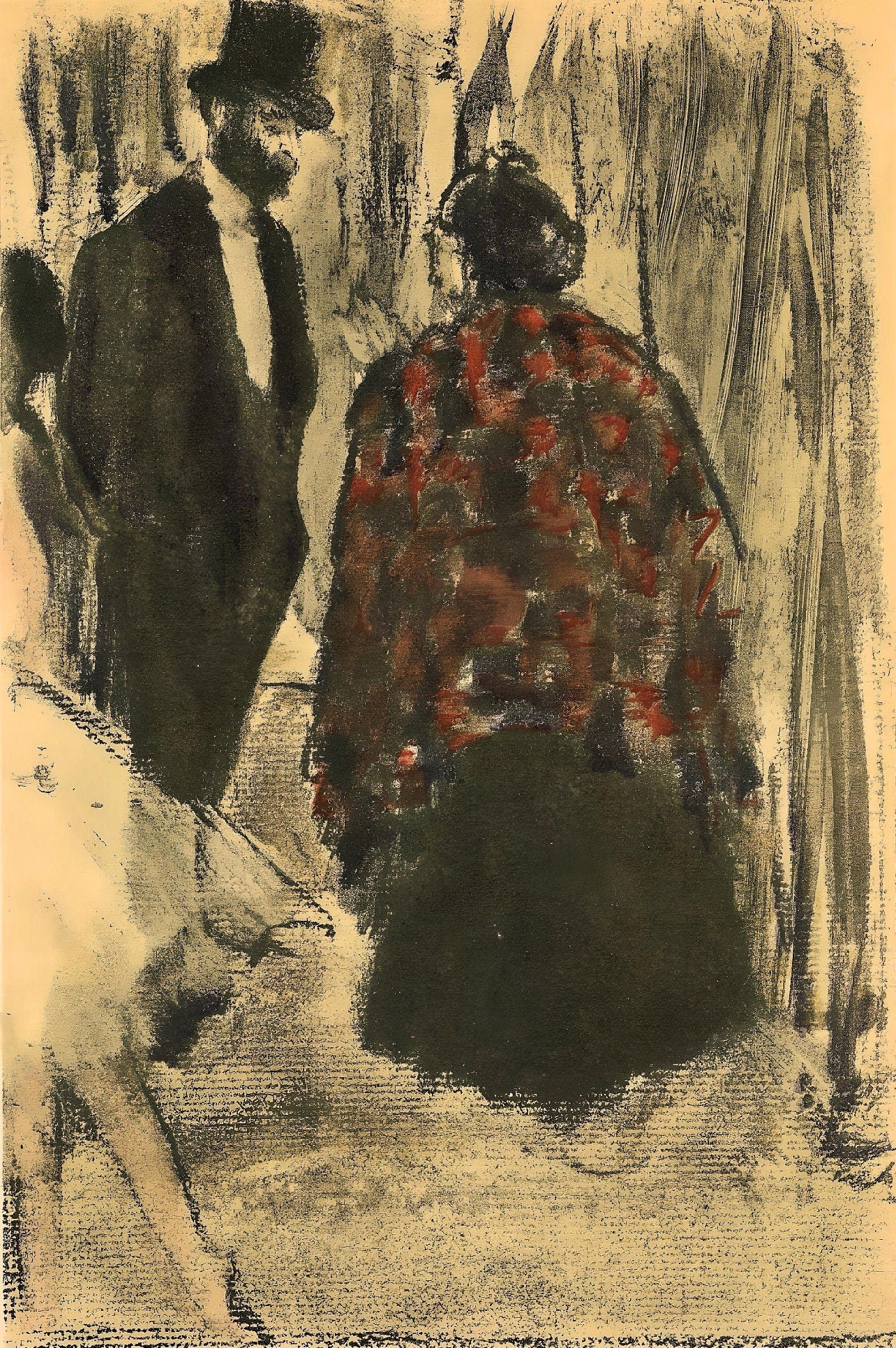 Edgar Degas, Famille Cardinal, E. Degas Monotypes, Monotype