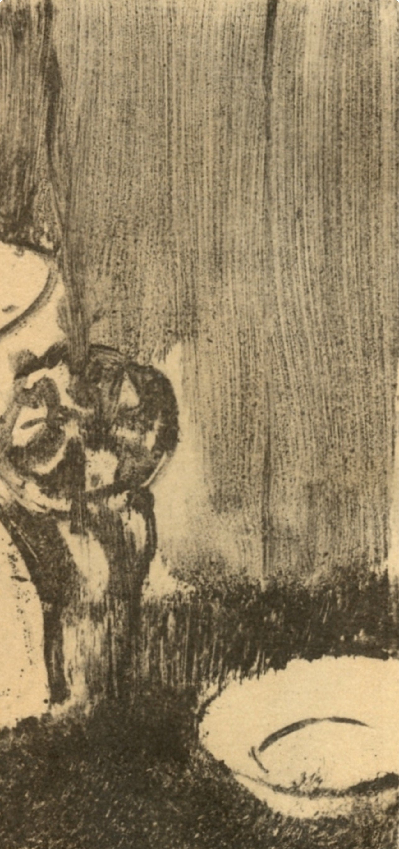 Edgar Degas, Conversation, E. Degas Monotypes, Monotype