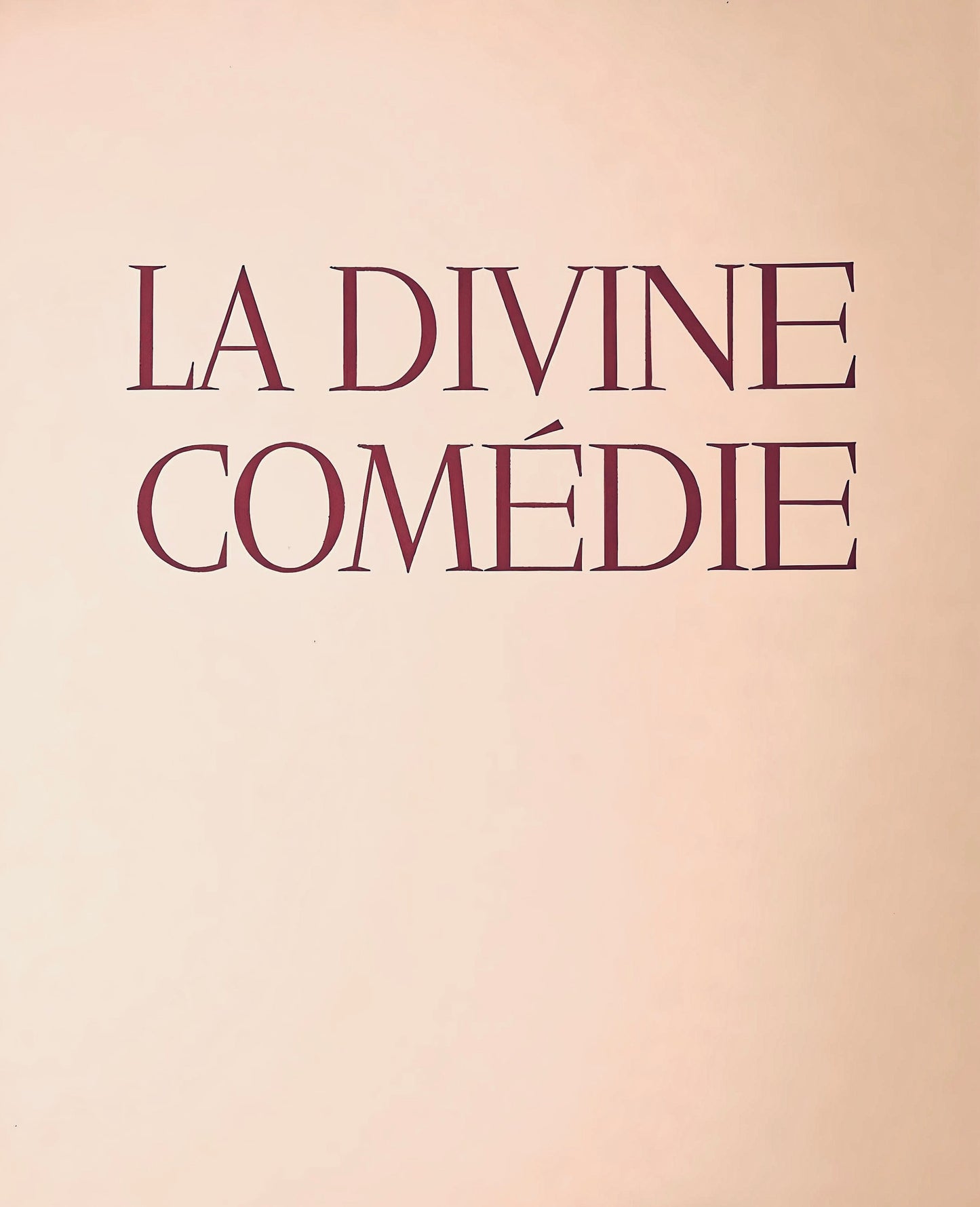 Salvador Dali, The Irascible (Michler/Lpsinger 1039-1138; Field 189-200), La Divine Comdie, Woodcut