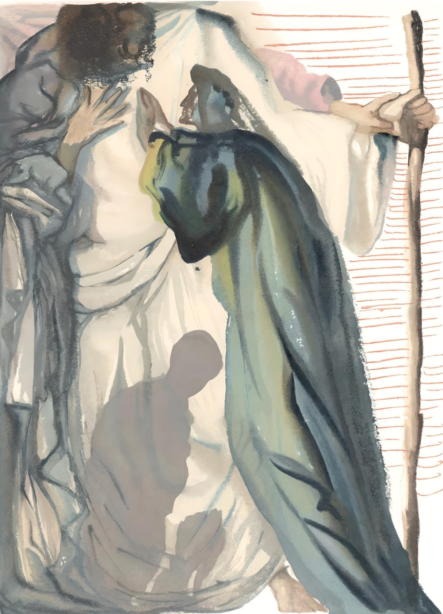 Salvador Dali, The Blind For Envy (Michler/Lpsinger 1039-1138; Field 189-200), La Divine Comdie,