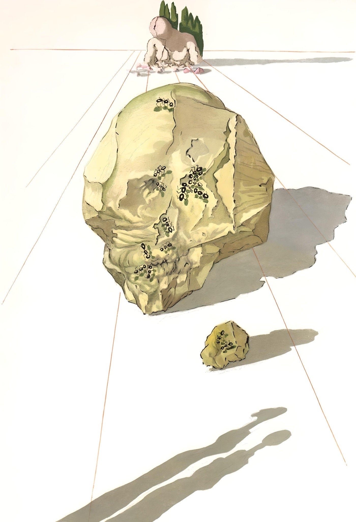 Salvador Dali, Ugolino And Ruggieri (Michler/Lpsinger 1039-1138; Field 189-200), La Divine Comdie,
