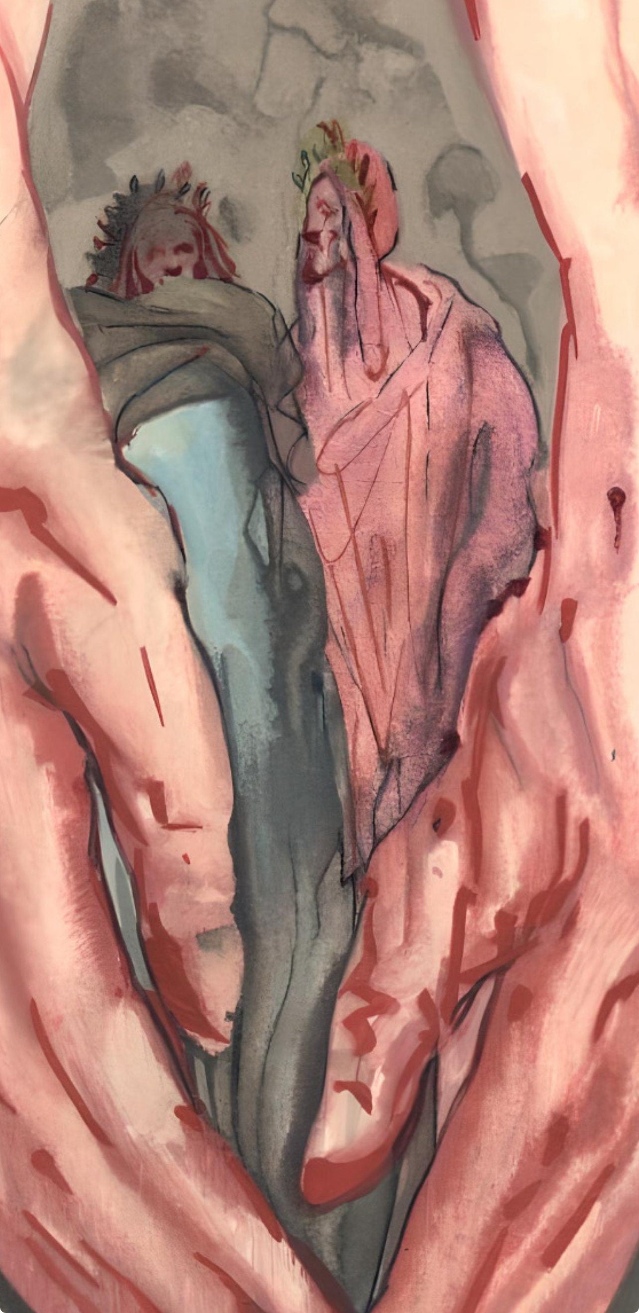 Salvador Dali, In The Hands Of Antaeus (Michler/Lpsinger 1039-1138; Field 189-200), La Divine