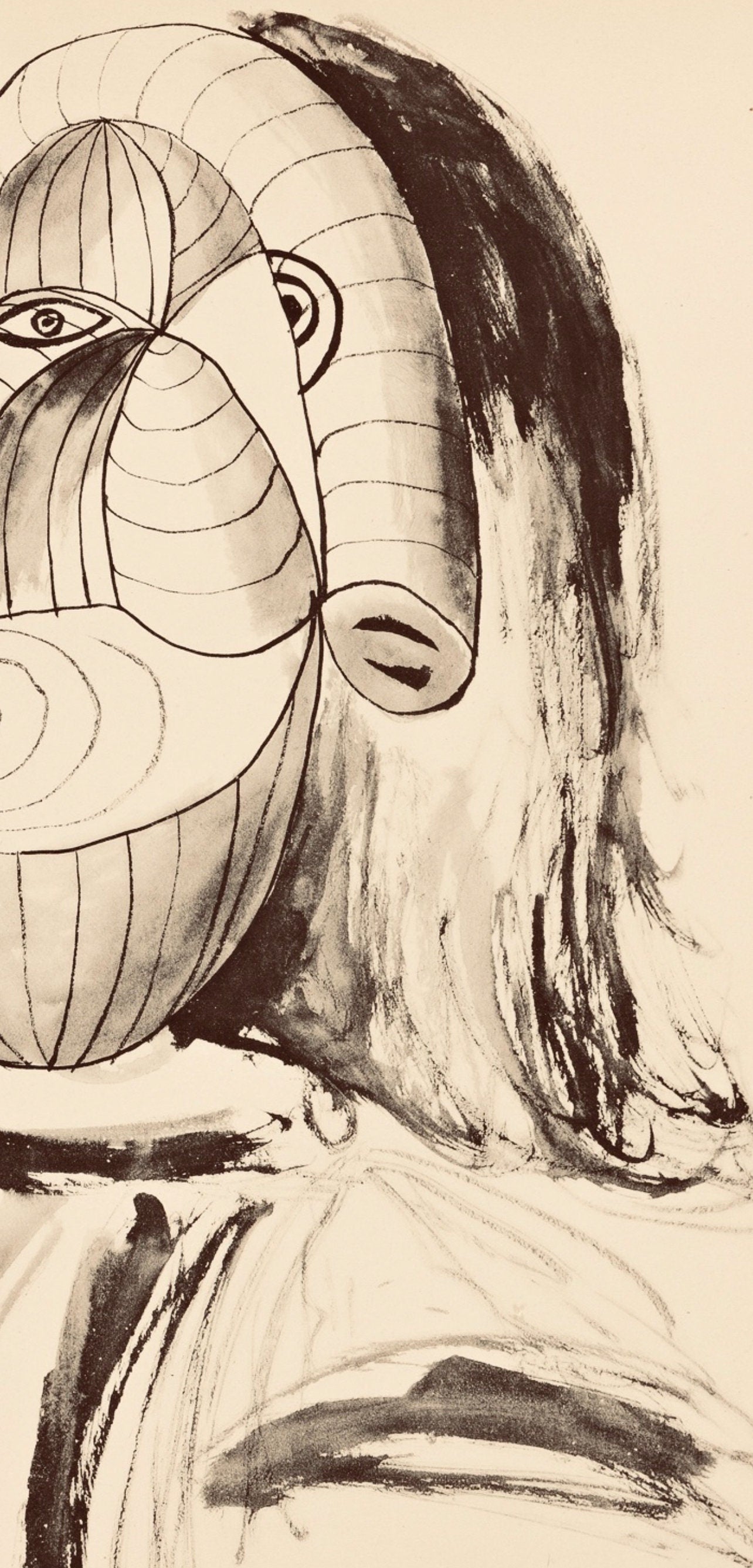 Pablo Picasso, Composition, Carnet De Dessins De Picasso, Cahiers Dart, Lithograph