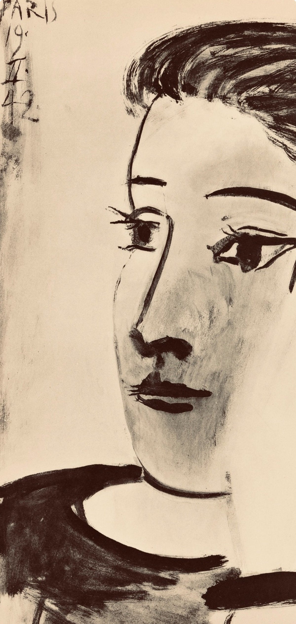 Pablo Picasso, Composition, Carnet De Dessins De Picasso, Cahiers Dart, Lithograph