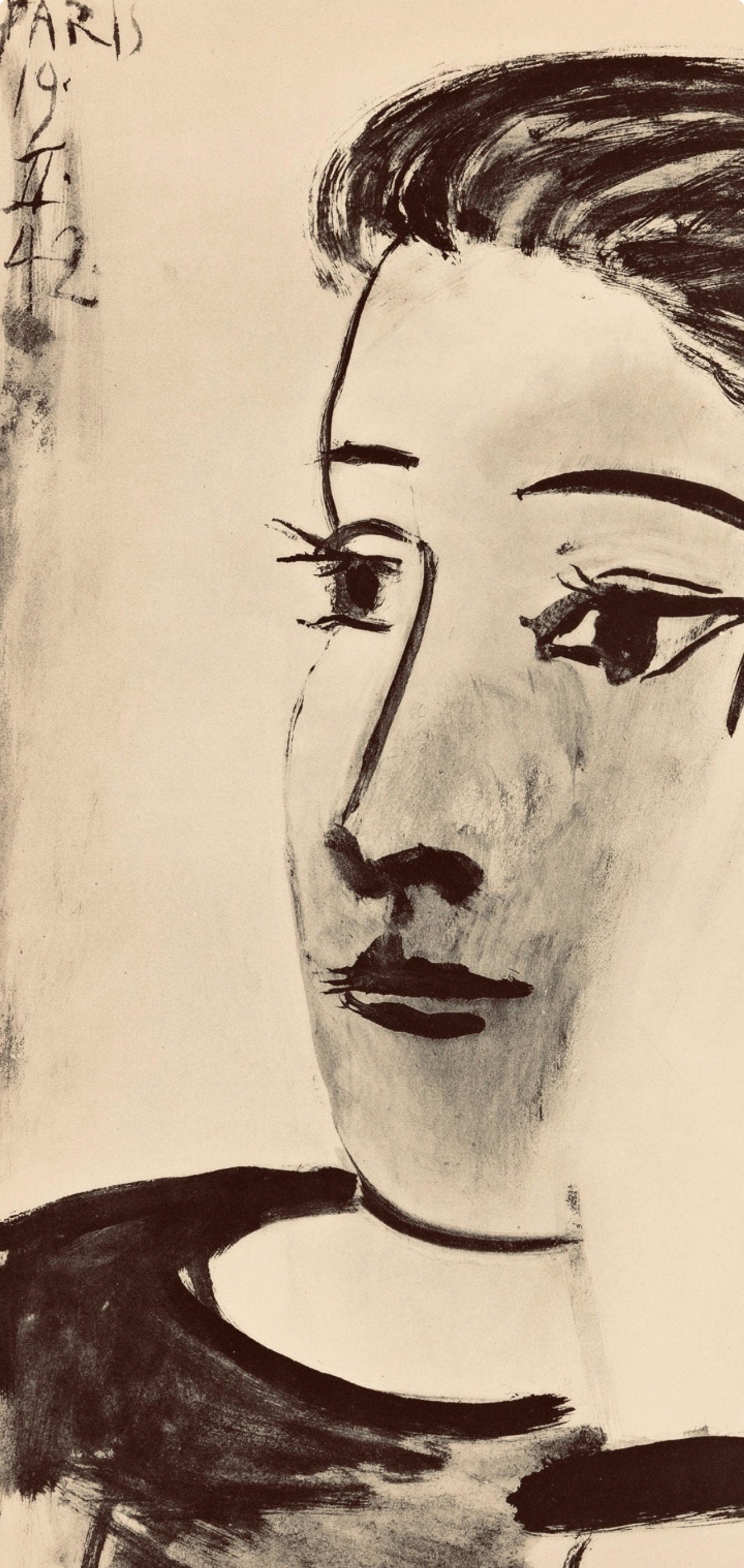Pablo Picasso, Composition, Carnet De Dessins De Picasso, Cahiers Dart, Lithograph
