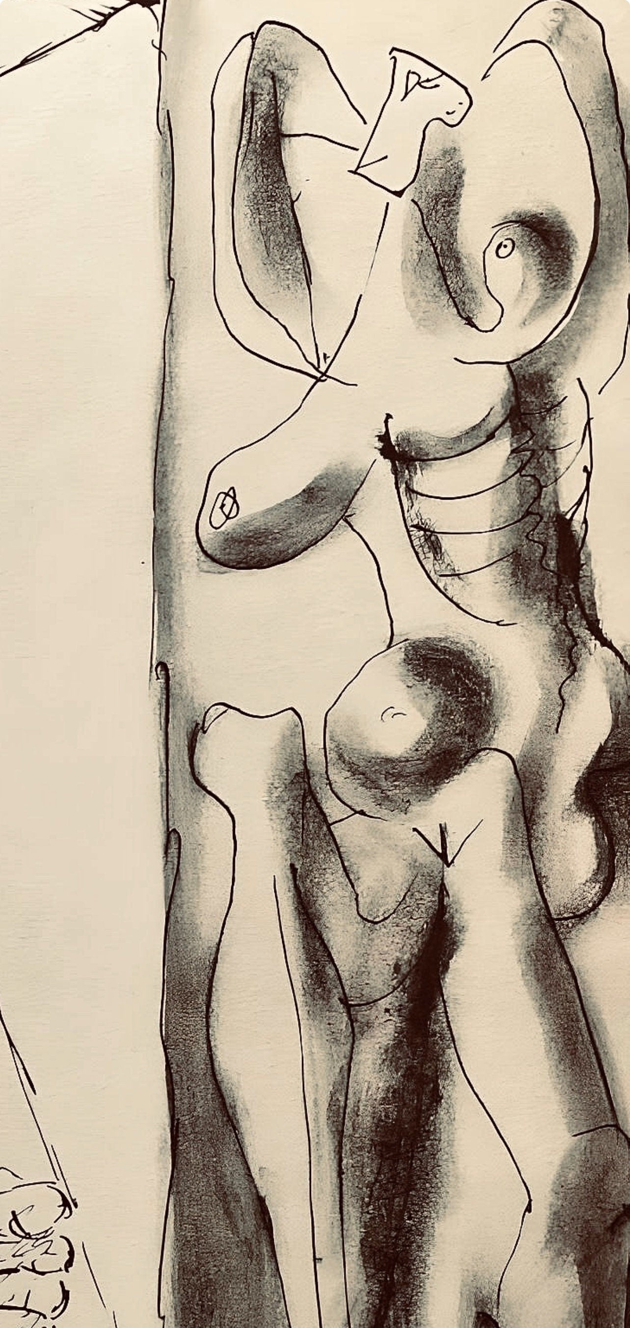 Pablo Picasso, Composition, Carnet De Dessins De Picasso, Cahiers Dart, Lithograph