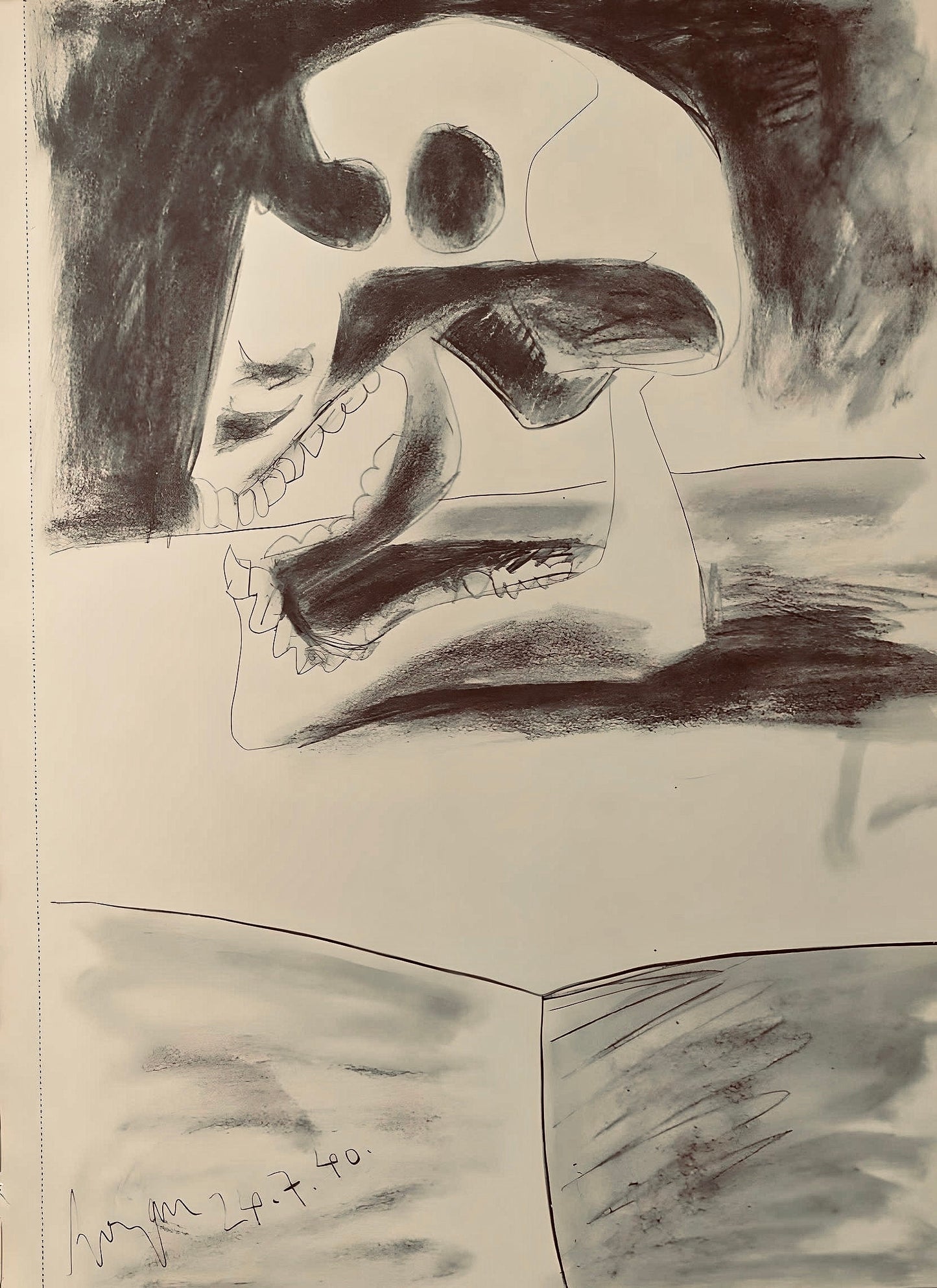 Pablo Picasso, Composition, Carnet De Dessins De Picasso, Cahiers Dart, Lithograph
