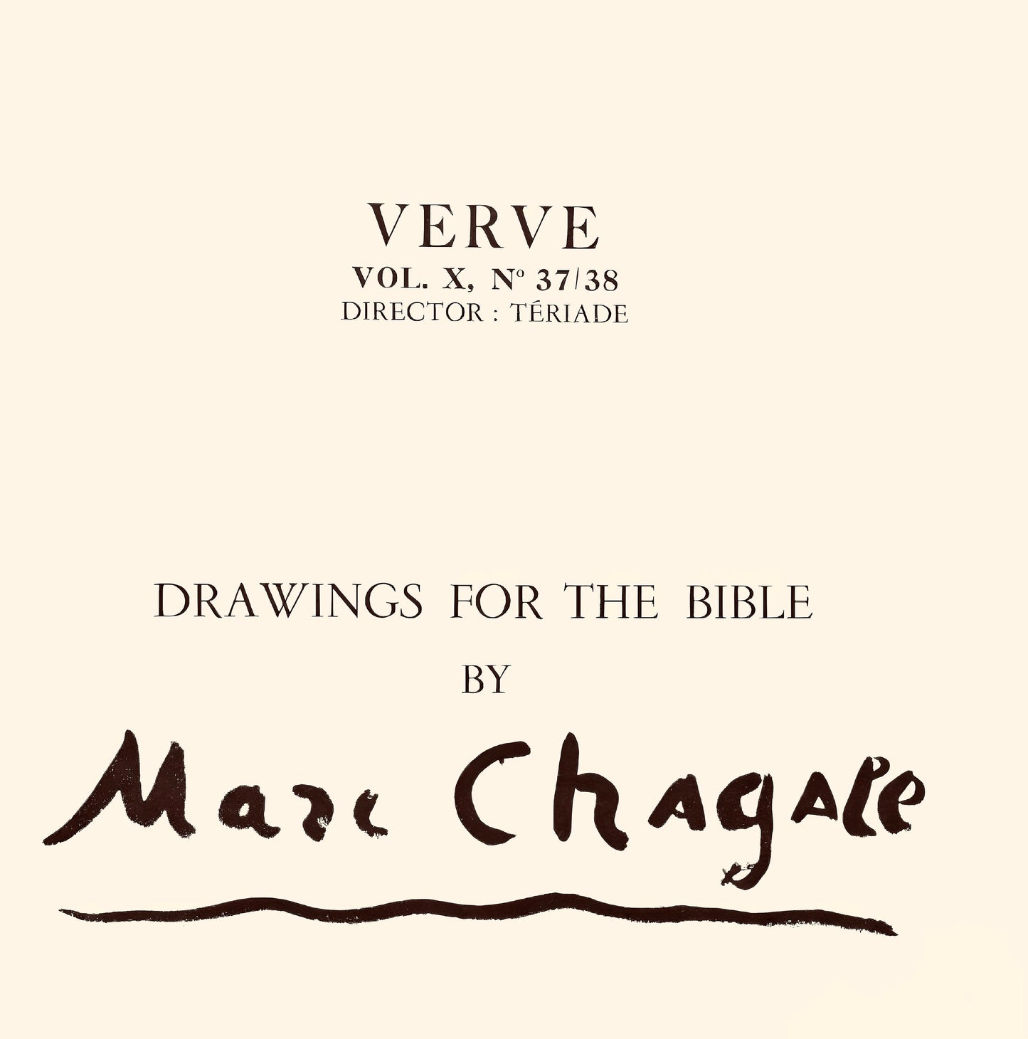 Marc Chagall, Ruth Gleaning (Mourlot 117-46; Cramer 25), Drawings From The Bible By Marc Chagall,