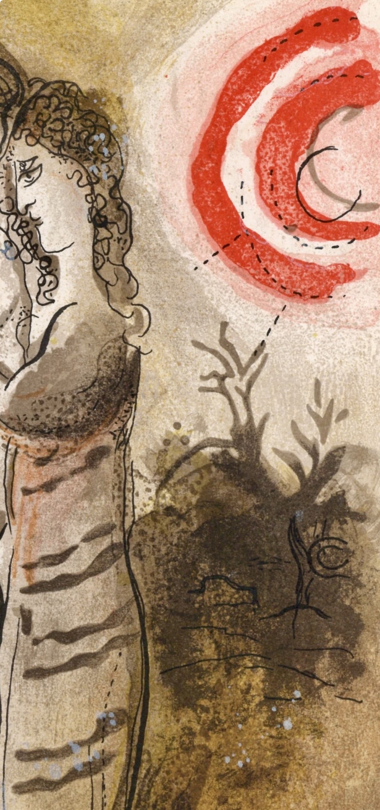 Marc Chagall, Naomi And Her Daughters-In-Law (Mourlot 117-46; Cramer 25), Drawings From The Bible,