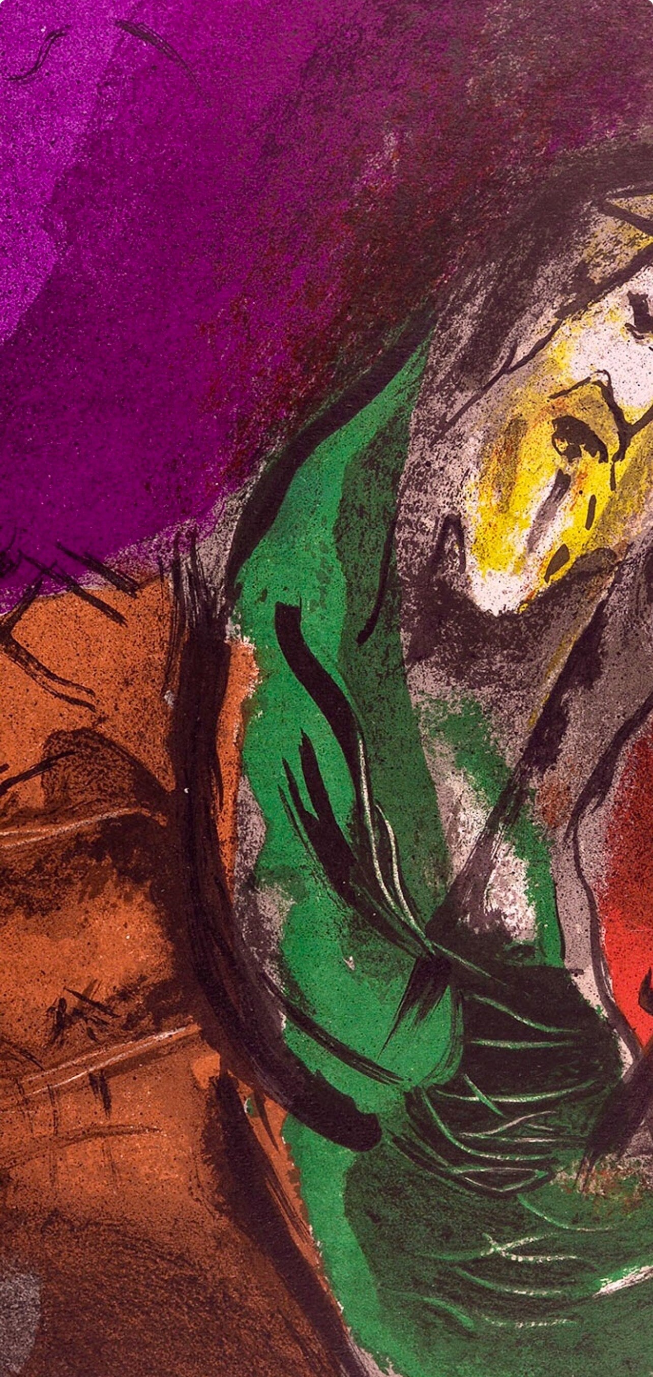 Marc Chagall, Jeremiah (Mourlot 117-46; Cramer 25), Drawings From The Bible By Marc Chagall, Verve:
