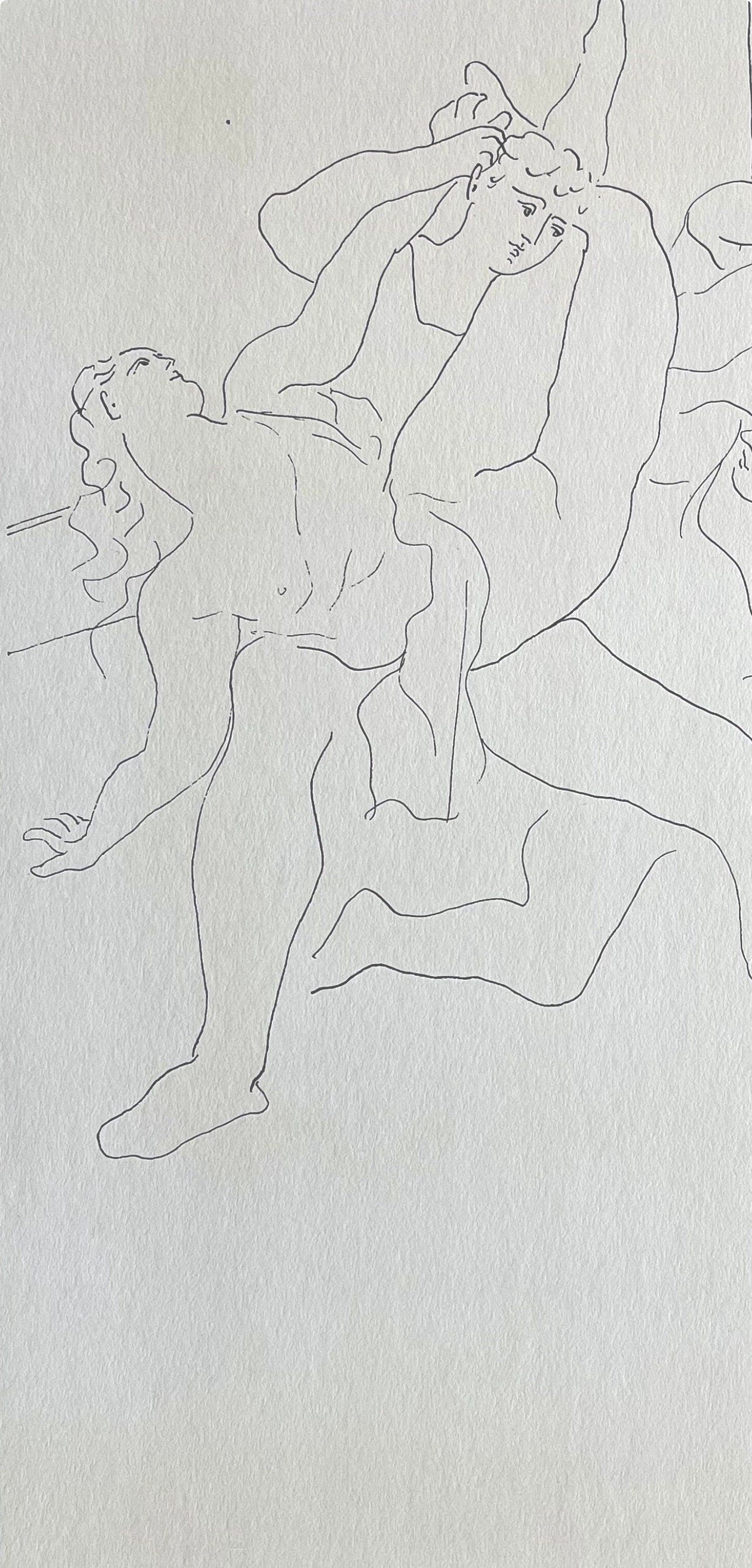 Pablo Picasso, Four Ballet Dancers (Orozco 95), Picasso: Fifteen Drawings, Lithograph