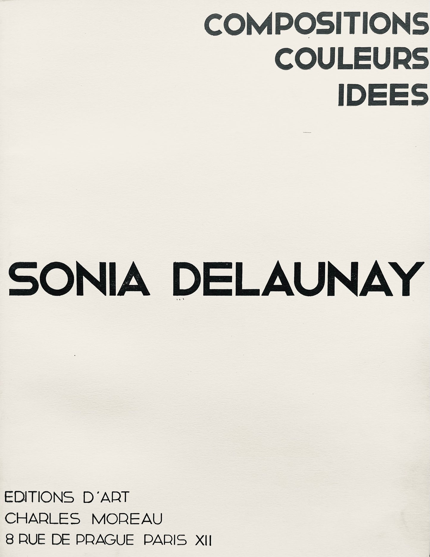 Sonia Delaunay, Planche No. 22, Compositions, Couleurs, Ides: Sonia Delaunay, Lithograph