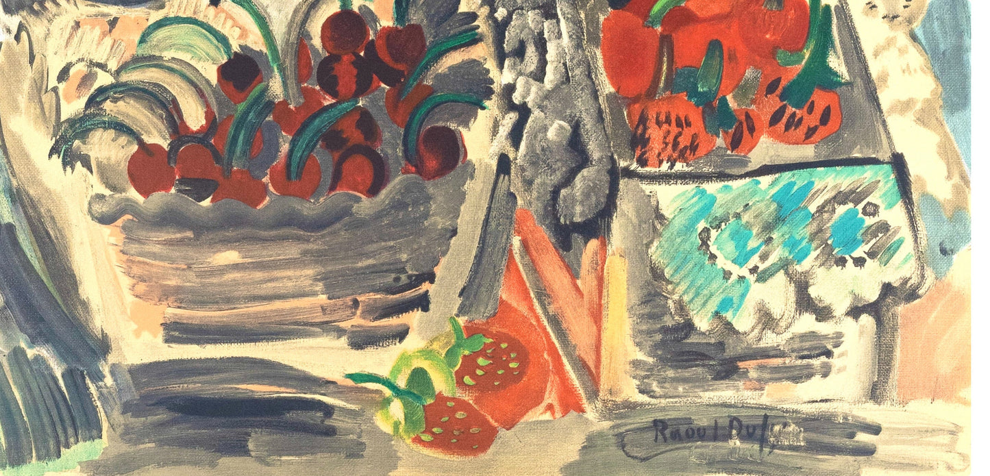 Raoul Dufy, Nature Morte Aux Fruits, Raoul Dufy, Collection Pierre Lvy, Lithograph