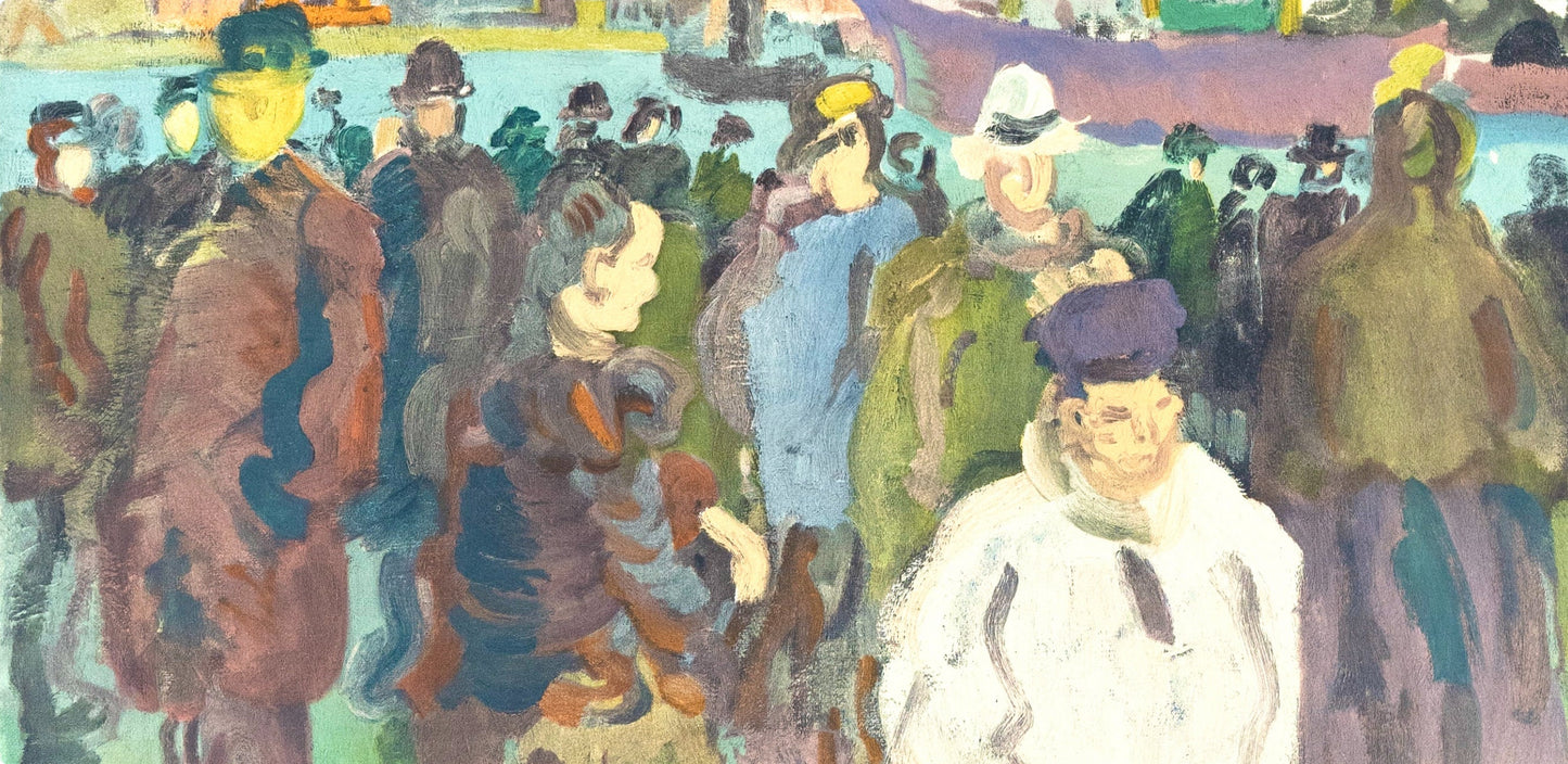 Raoul Dufy, Quai A Rouen, Raoul Dufy, Collection Pierre Lvy, Lithograph