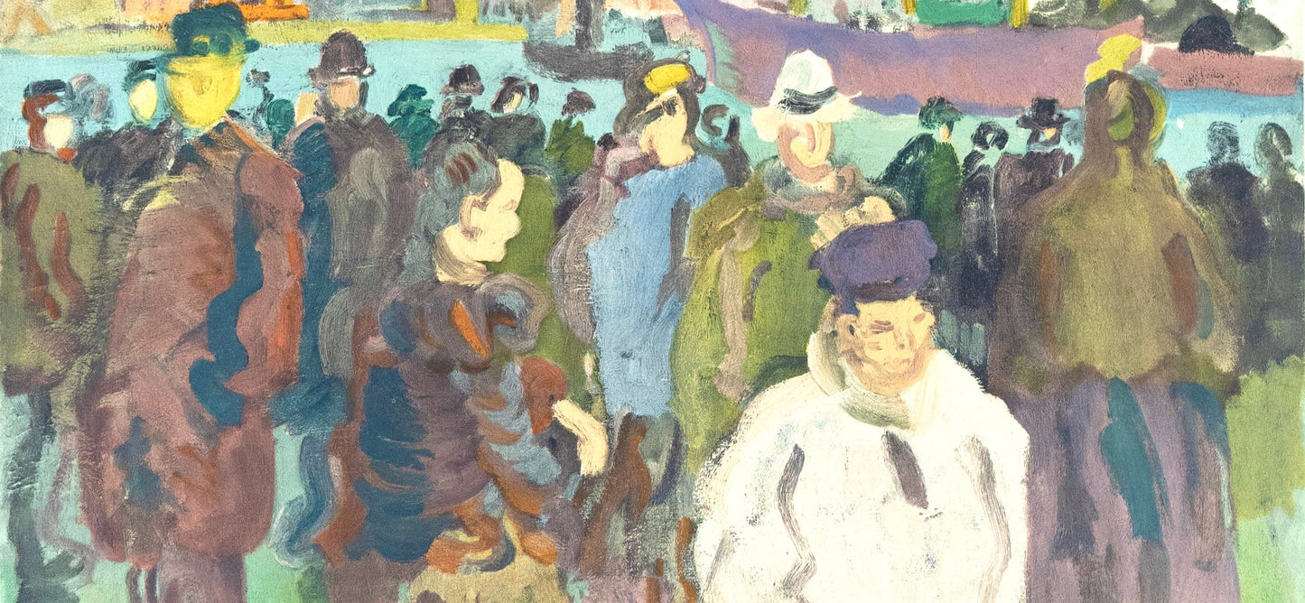 Raoul Dufy, Quai A Rouen, Raoul Dufy, Collection Pierre Lvy, Lithograph