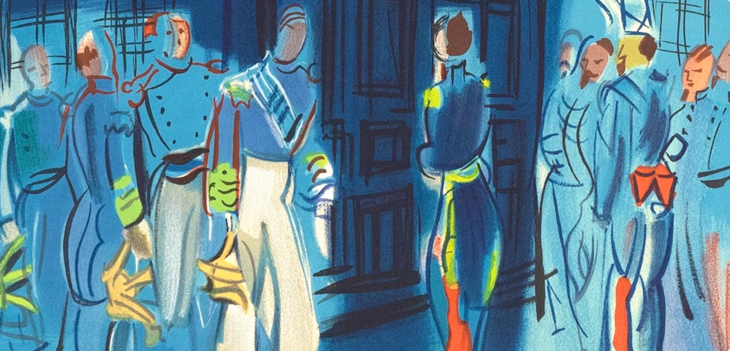 Raoul Dufy, Rception D'Un Amiral Anglais Sur Un Bateau Francais, Raoul Dufy, Collection Pierre Lvy,