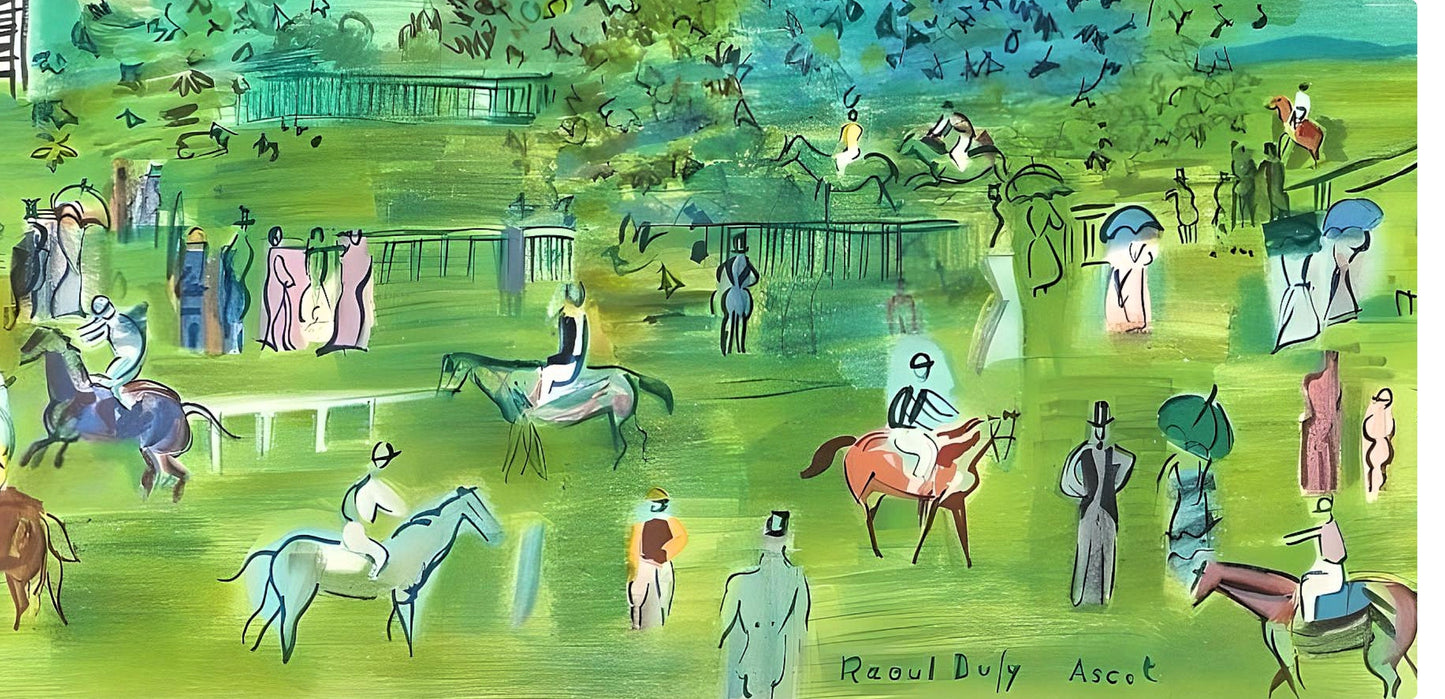 Raoul Dufy, Ascot, Raoul Dufy, Collection Pierre Lvy, Lithograph
