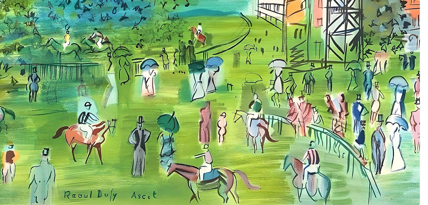 Raoul Dufy, Ascot, Raoul Dufy, Collection Pierre Lvy, Lithograph