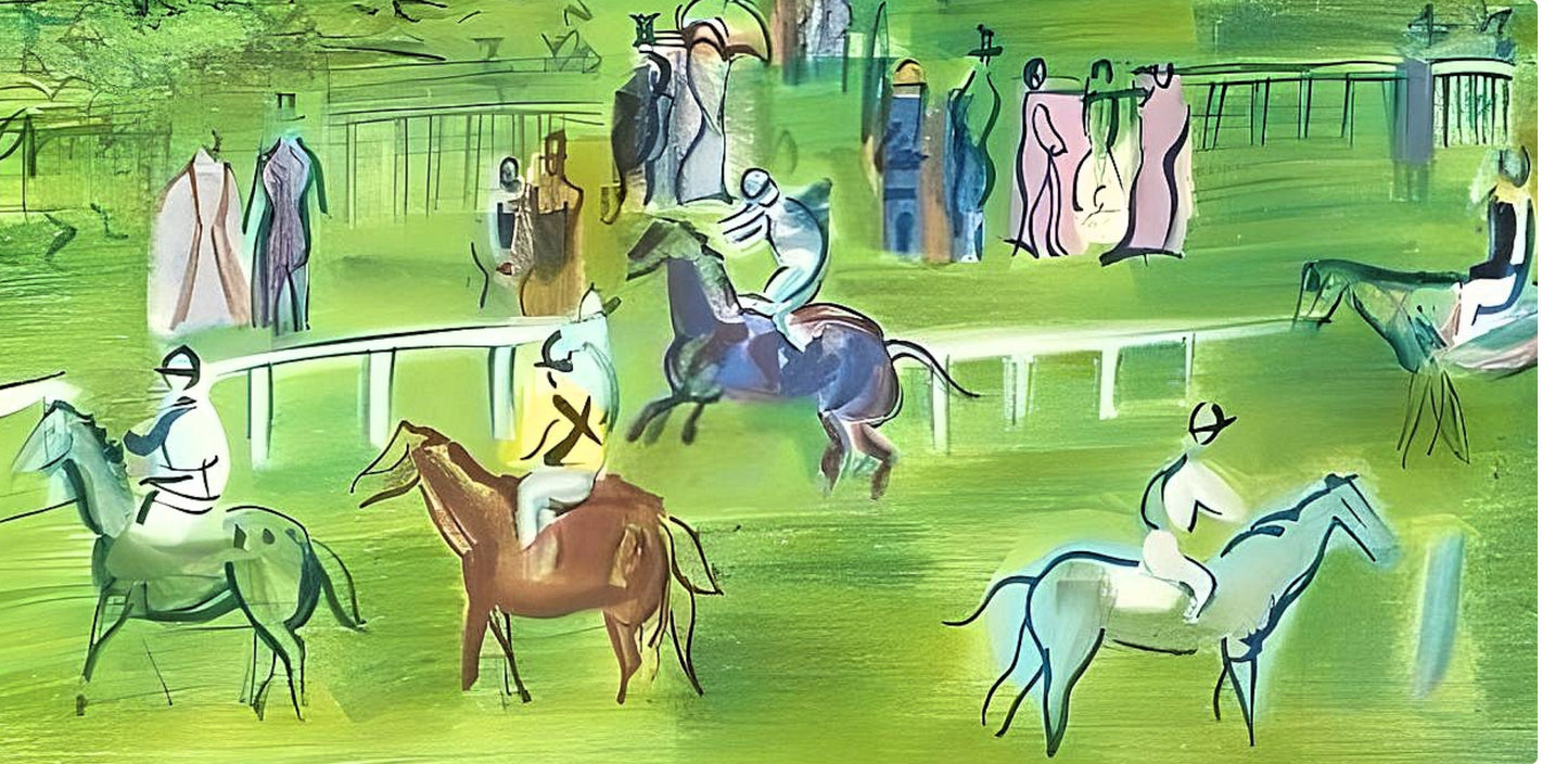 Raoul Dufy, Ascot, Raoul Dufy, Collection Pierre Lvy, Lithograph