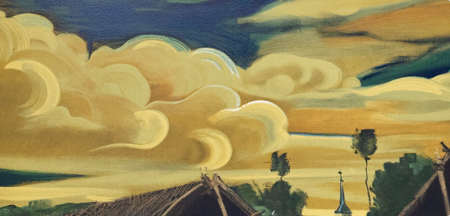 Andr Derain, Les Deux Hangars, Andr Derain, Collection Pierre Lvy, Lithograph