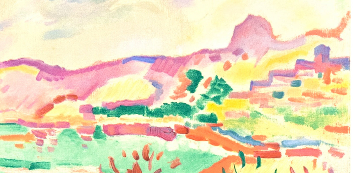Georges Braque, Paysage A L'Estaque, Fauves, Collection Pierre Lvy, Lithograph