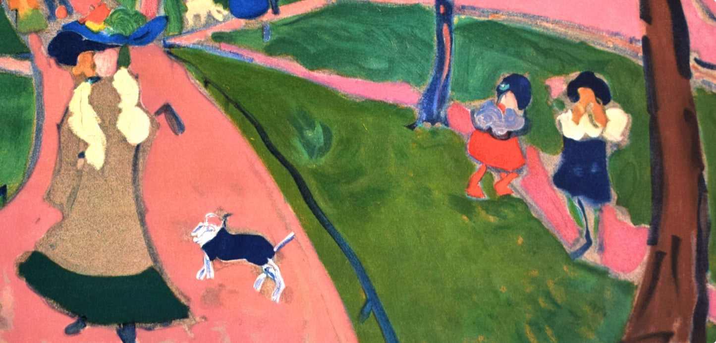 Andr Derain, Hyde Park, Fauves, Collection Pierre Lvy, Lithograph