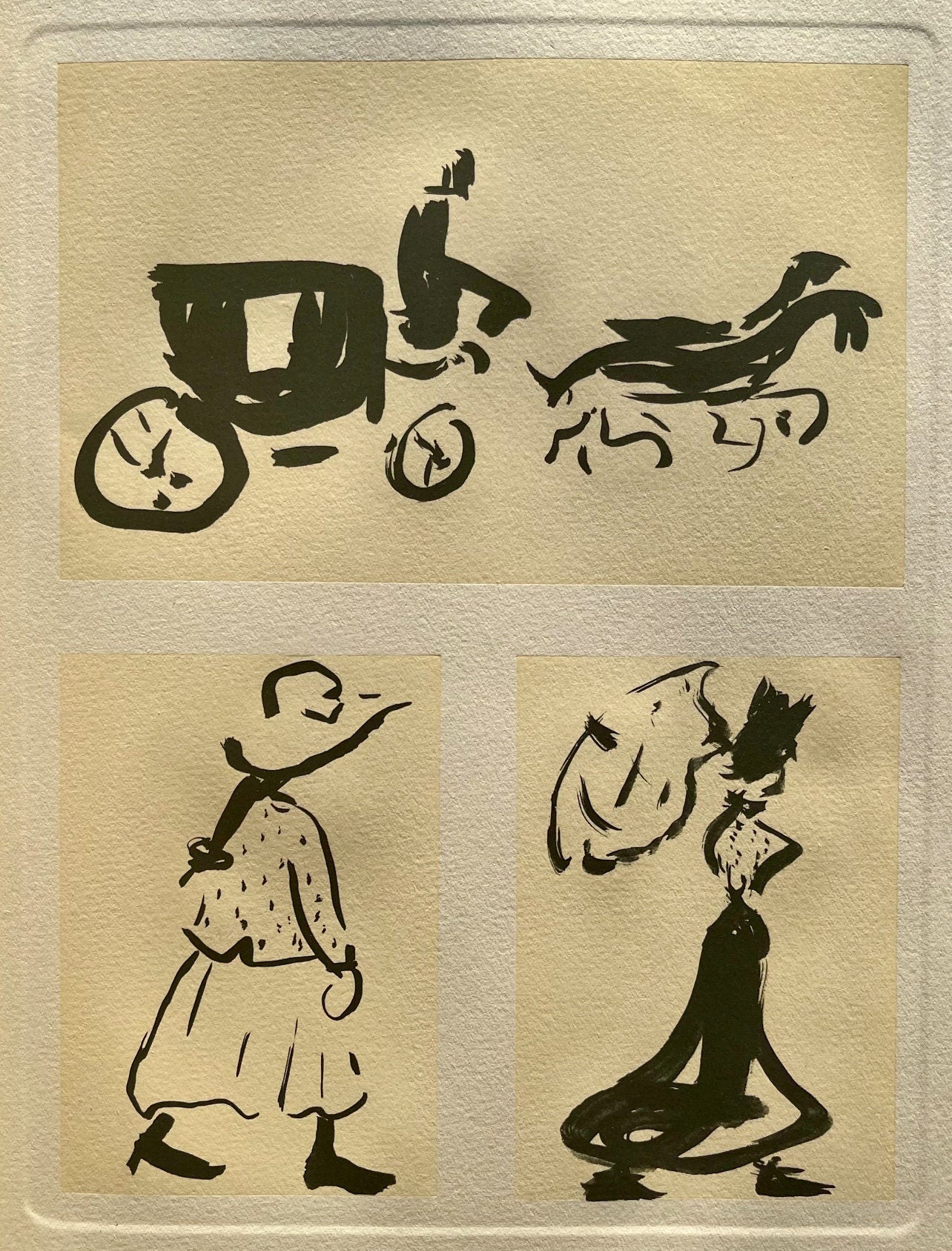 Albert Marquet, Croquis Parisiens, Marquet, Lithograph